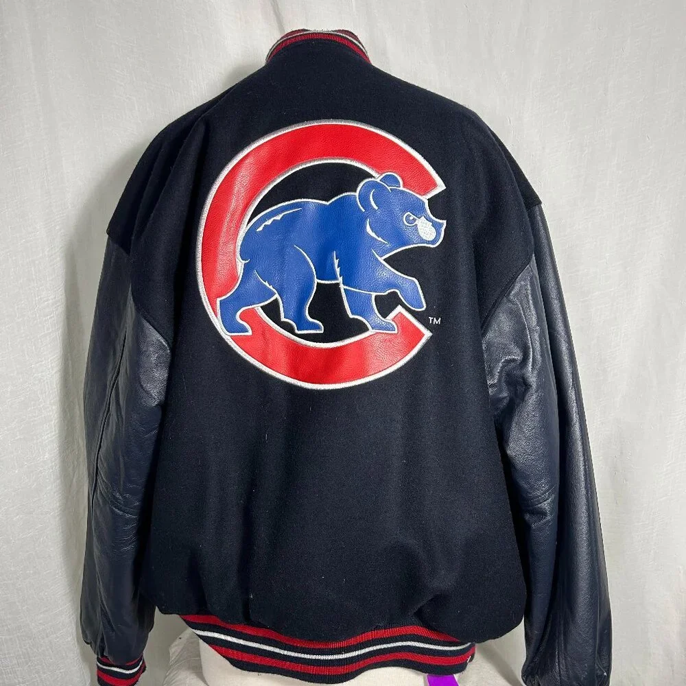 Vintage JH Collectibles Reversible Chicago Cubs Varsity Jacket
